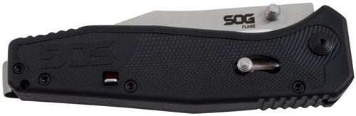 Sog Knife Flare Satin Polish - Straight Edge 3.5" Blade - Skoutley Outdoors LLC