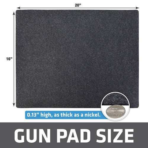 Drymate Cleaning Pad 16"x20" - Pistol Size Charcoal - Skoutley Outdoors LLC