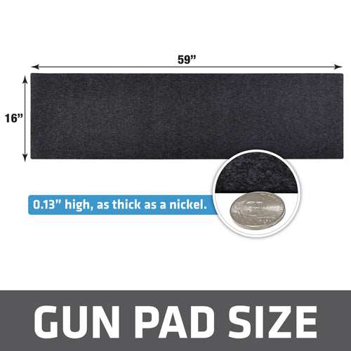 Drymate Cleaning Pad 16x59" - Rifle Size Charcoal - Skoutley Outdoors LLC