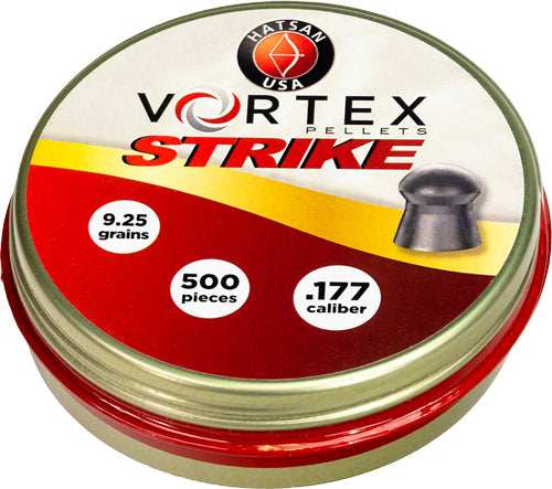 Hatsan Vortex Strike Pellets - 177 9.25gr 500 Per Tin - Skoutley Outdoors LLC