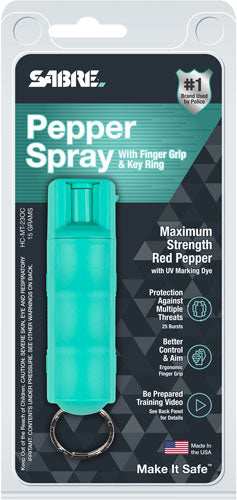 Sabre Red Pepper Spray Mint - Hard Case With Qr Ring 15gr - Skoutley Outdoors LLC