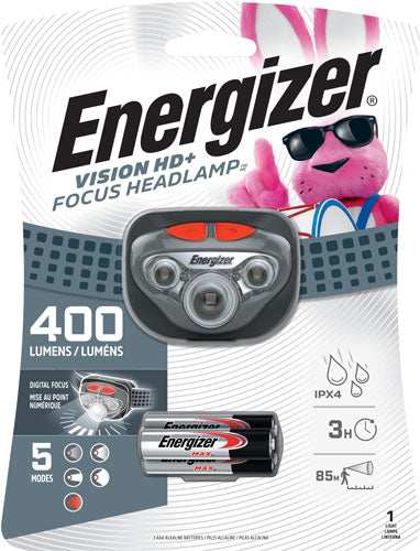 Energizer Vision Hd Plus Focus - Headlamp 400 Lumens W/aaa Batt - Skoutley Outdoors LLC