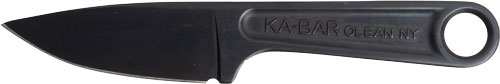 Ka-bar Forged Wrench Knife - 3" Plain Edge Blackout W/shth - Skoutley Outdoors LLC