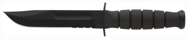 Ka-bar Short Ka-bar - 5.25" Serr W/plastic Sheath - Skoutley Outdoors LLC