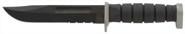 Ka-bar D2 Extreme Knife - 7" Serr W/plastic Sheath - Skoutley Outdoors LLC