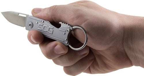 Sog Keytron 1.8" Blade W/ Key - Ring Holder Folding Blade - Skoutley Outdoors LLC