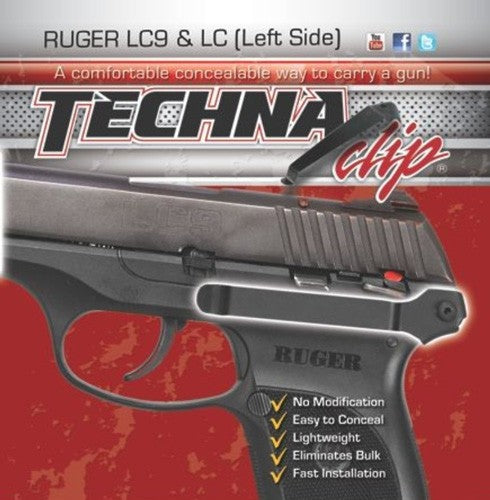 Load image into Gallery viewer, Techna Clip Handgun Retention - Clip Ruger Lc9/lc380 Left