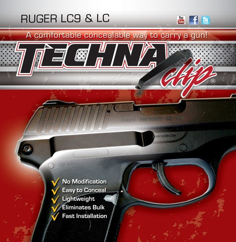 Load image into Gallery viewer, Techna Clip Handgun Retention - Clip Ruger Lc9/lc380 Right