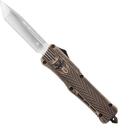 Load image into Gallery viewer, Cobratec Large Ctk1 Otf Sand - Distressed Crkte 3.75" Tanto - Skoutley Outdoors LLC
