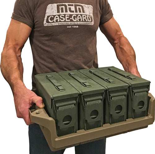 Mtm Ammo Can Tray For 4 .30cal - Metal Ammo Cans Flat Dark Erth - Skoutley Outdoors LLC