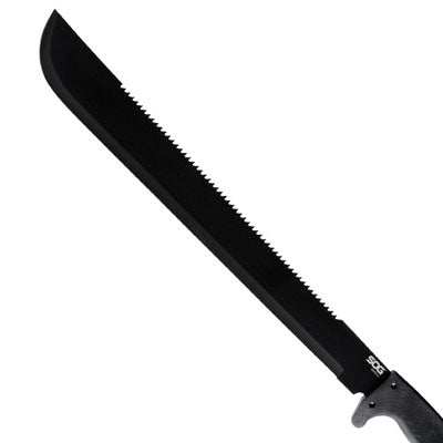Sog Machete Sogfari 18" - Black W/sheath - Skoutley Outdoors LLC