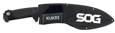 Sog Machete Sogfari Kukri - Black W/sheath - Skoutley Outdoors LLC