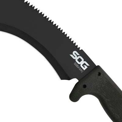 Sog Machete Sogfari Kukri - Black W/sheath - Skoutley Outdoors LLC