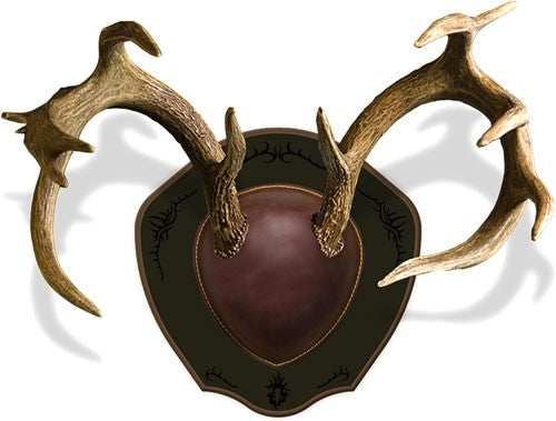 Mountain Mike's Deer Antler - Rack Plaque W/shed Spreader - Skoutley Outdoors LLC