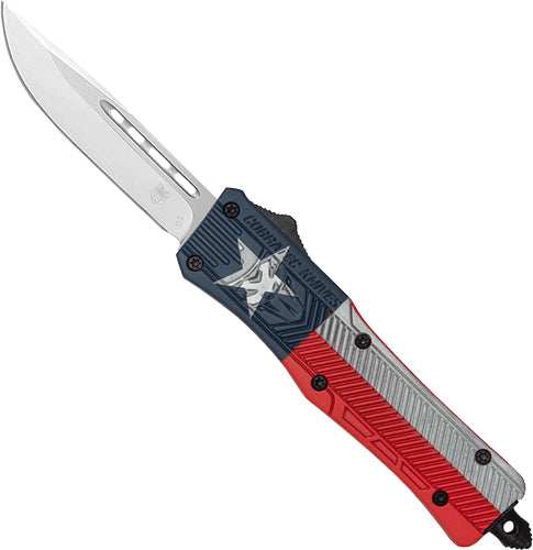 Cobratec Medium Ctk1 Otf Texas - State Flag Crkte 3" Drop Point - Skoutley Outdoors LLC
