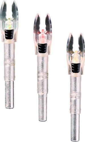 Nockturnal Shift Lighted Nock - Universal Red/green Strobe 3pk - Skoutley Outdoors LLC