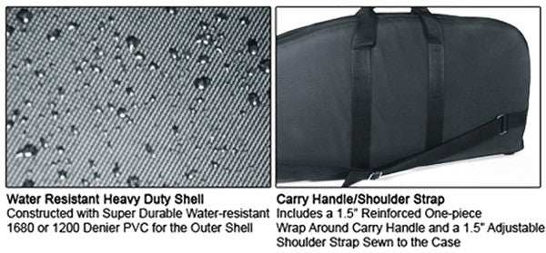 Utg Gun Case 42" Black - Dc Tactical - Skoutley Outdoors LLC