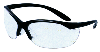Howard Leight Vapor Ii Glasses - Black Frame/clear Lens - Skoutley Outdoors LLC