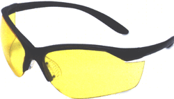 Howard Leight Vapor Ii Glasses - Black Frame/amber Lens - Skoutley Outdoors LLC