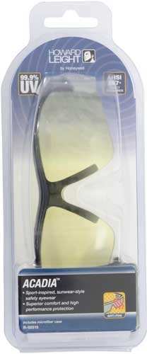 Howard Leight Acadia Glasses - Black Frame/amber Lens - Skoutley Outdoors LLC