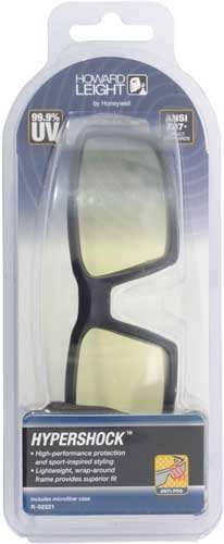 Howard Leight Hypershock - Glasses Black Frame/amber Lens - Skoutley Outdoors LLC