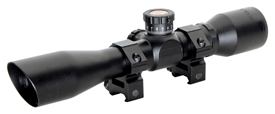 Load image into Gallery viewer, Truglo Tru-brite 4x32mm Scope - Tactical Mil-dot W/rings Black - Skoutley Outdoors LLC