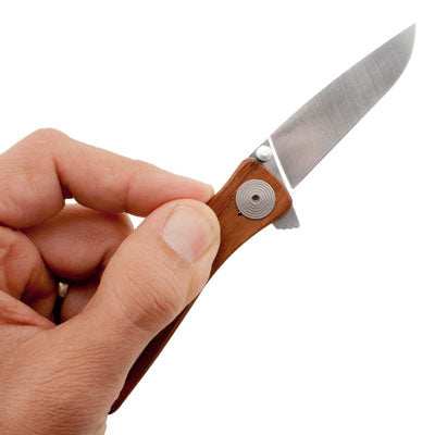 Sog Knife Twitch Ii - Satin Polish Wood Handle - Skoutley Outdoors LLC