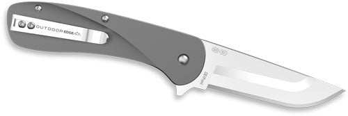 Outdoor Edge Razor Vx1 3" Fldr - Cool Gray Alum Spring Assist - Skoutley Outdoors LLC