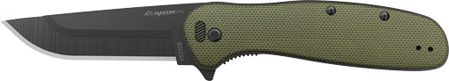 Outdoor Edge Razor Vx2 3" Fldr - Green G10 Spring Assist