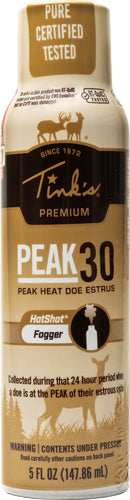 Tinks Peak30 Premium Deer Lure - Estrus Fogger 5oz. Aerosol - Skoutley Outdoors LLC