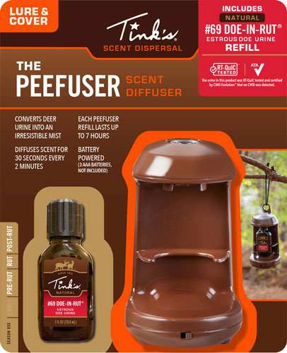 Tinks Scent Diffuser W/.5oz - Bottle #69 Doe-in-rut - Skoutley Outdoors LLC