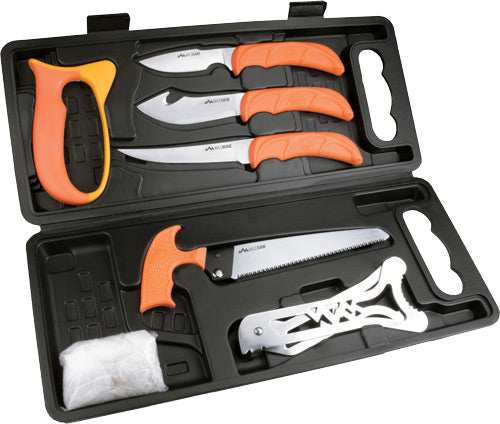 Outdoor Edge Wild Pak 8 Piece - Game Processing Kit W/hard Box - Skoutley Outdoors LLC