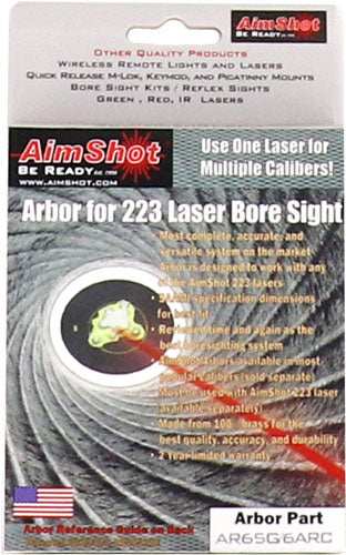 Aimshot 6.5grendel/6mm Arc - Arbor For Use W/.223 Boresight - Skoutley Outdoors LLC