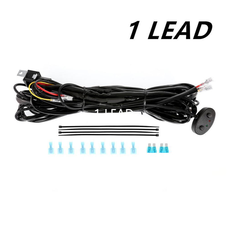 Load image into Gallery viewer, Wiring Harness 10FT, Customized for AUXBEAM 6 Modes LED Light Bar, 12V 40A Relay for Switching Between Different Modes