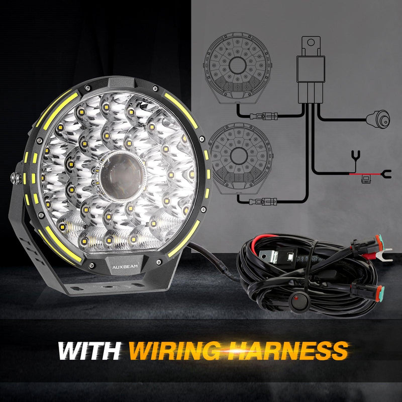 Load image into Gallery viewer, (2pcs/set) 9 INCH 270W 37776LM 360-PRO Series Custom Lens Offroad LED Driving Lights for Chevrolet