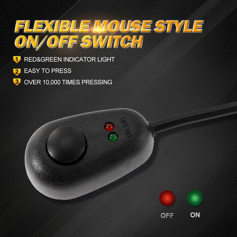 Load image into Gallery viewer, (2 Leads 16AWG) LED Light Bar Wiring Harness Kit with Fuse 12V 40A Relay ON/OFF Switch