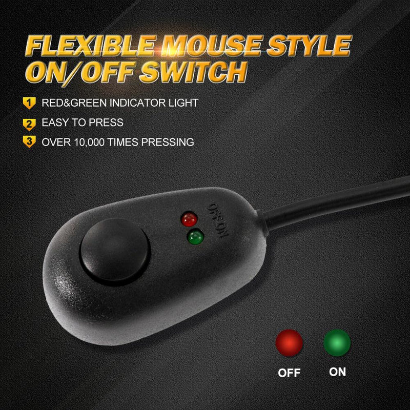 Load image into Gallery viewer, (2 Leads 16AWG) DT Connector LED Light Bar Wiring Harness Kit with Fuse 12V 40A Relay ON/OFF Switch