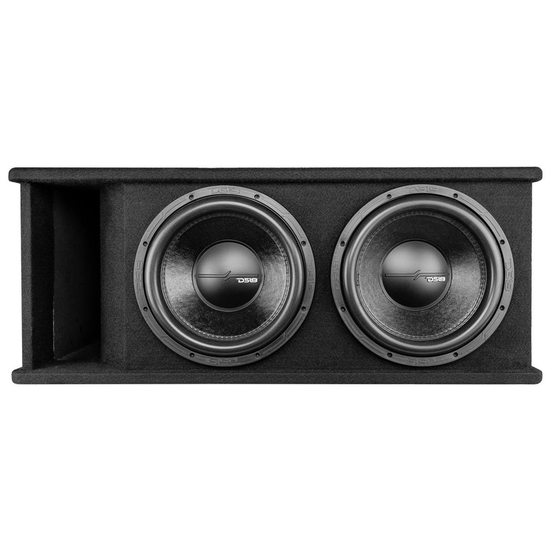 Load image into Gallery viewer, DS18 ZR212LD-PKG Bass Package 2 x ZR12D4 12" Subwoofers In a Ported Box 3200 Watts with ZR2000.1D Class D 1-Channel Amplifier, and Ampkit0