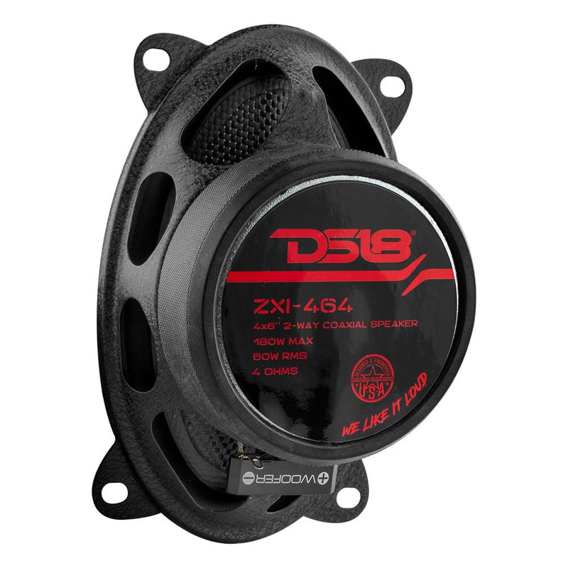 Load image into Gallery viewer, ZXI 4x6" 2-Way Coaxial Speakers with Kevlar Cone | 60 Watts RMS 4-Ohm