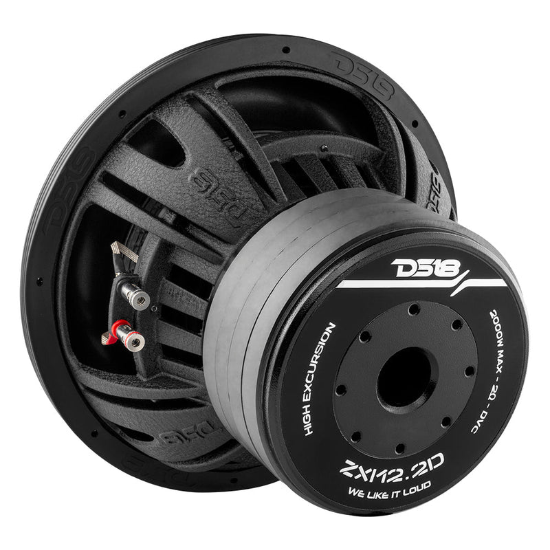 Load image into Gallery viewer, ZXI 12" High Excursion Subwoofer Quad Stacked Magnets | 1000W RMS DVC 2-Ohm