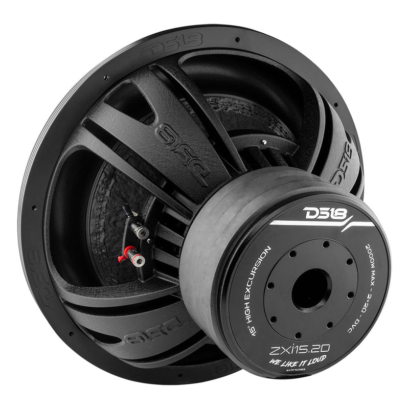 Load image into Gallery viewer, ZXI 15" High Excursion Subwoofer Quad Stacked Magnets | 1000W RMS DVC 2-Ohm