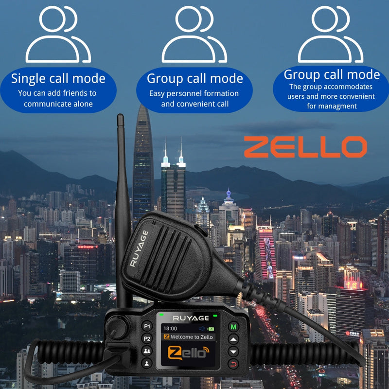 Load image into Gallery viewer, Ruyage Zello PTT 4G LTE Vehicle Mounted Mobile Two Way Radio