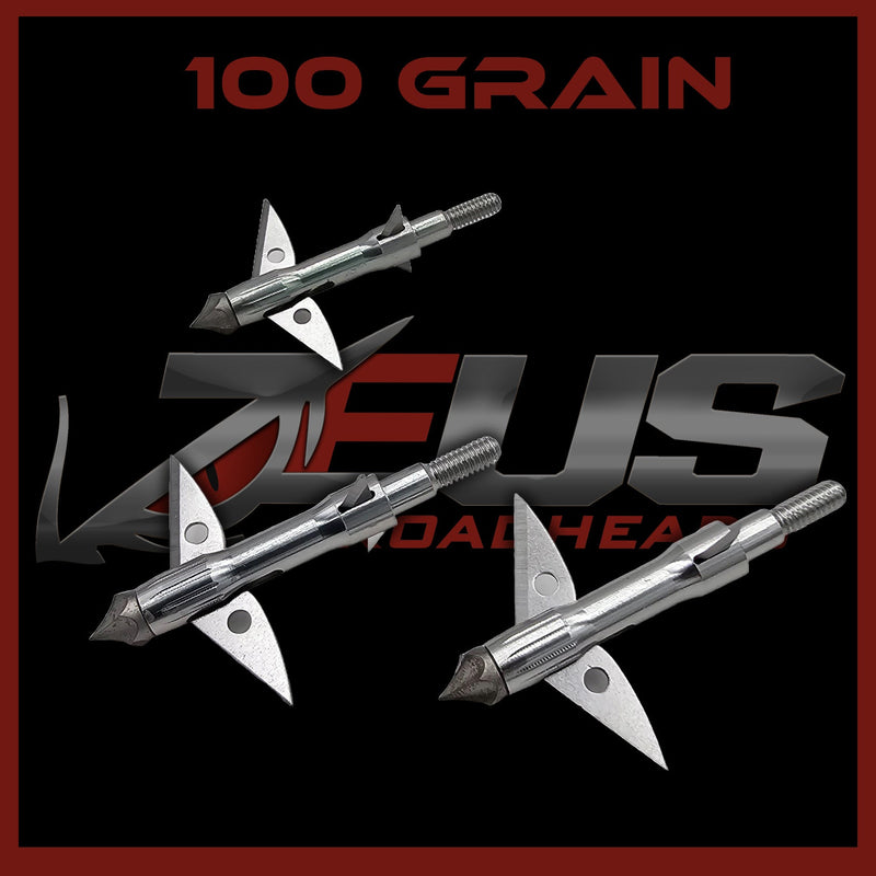 Load image into Gallery viewer, ZEUS BROADHEADS 100GR OR 125GR (3 PACK)