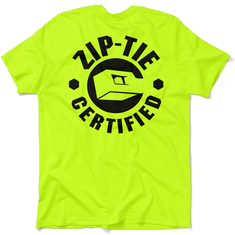 Load image into Gallery viewer, Zip Tie - Safety Yellow T-Shirt