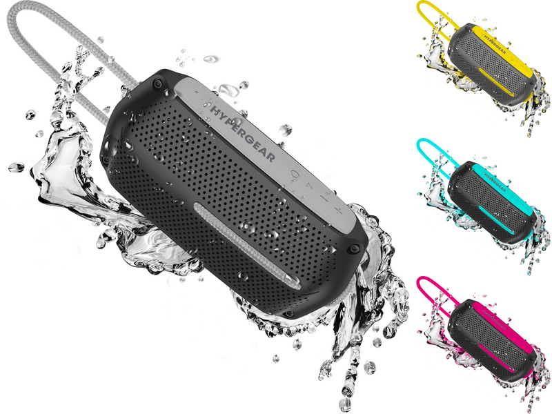 Load image into Gallery viewer, HyperGear Wave Water Resistant Wireless Speaker with Extended Battery Life