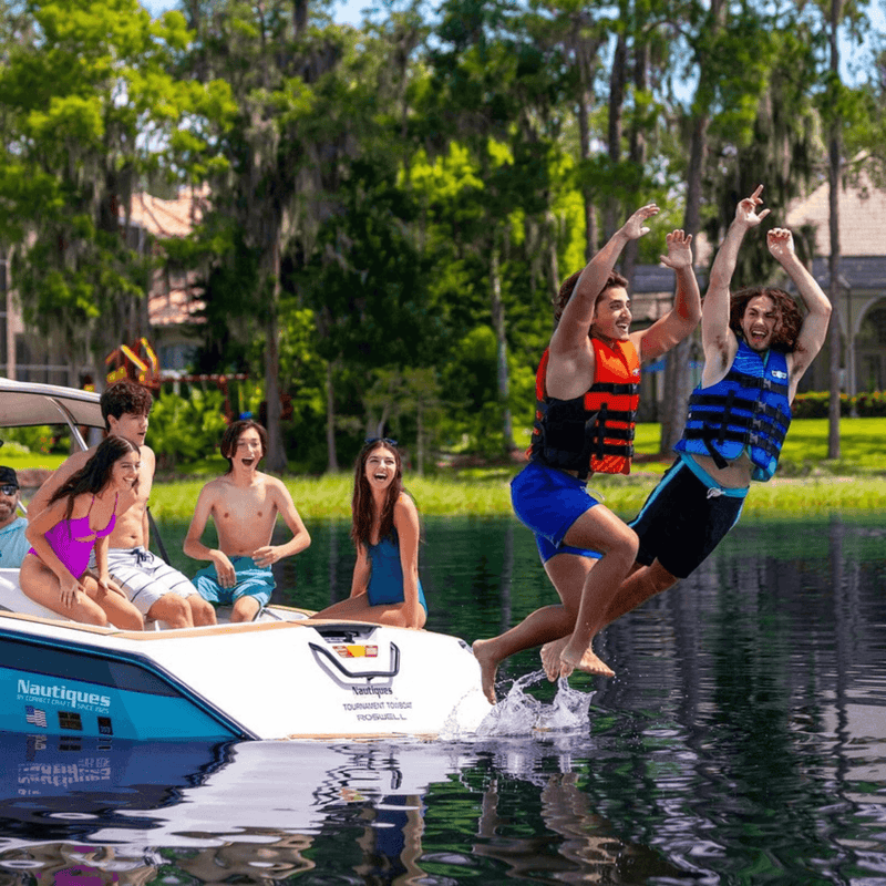 Load image into Gallery viewer, WOW Watersports Vis-Wave Adult Life Vest Blue