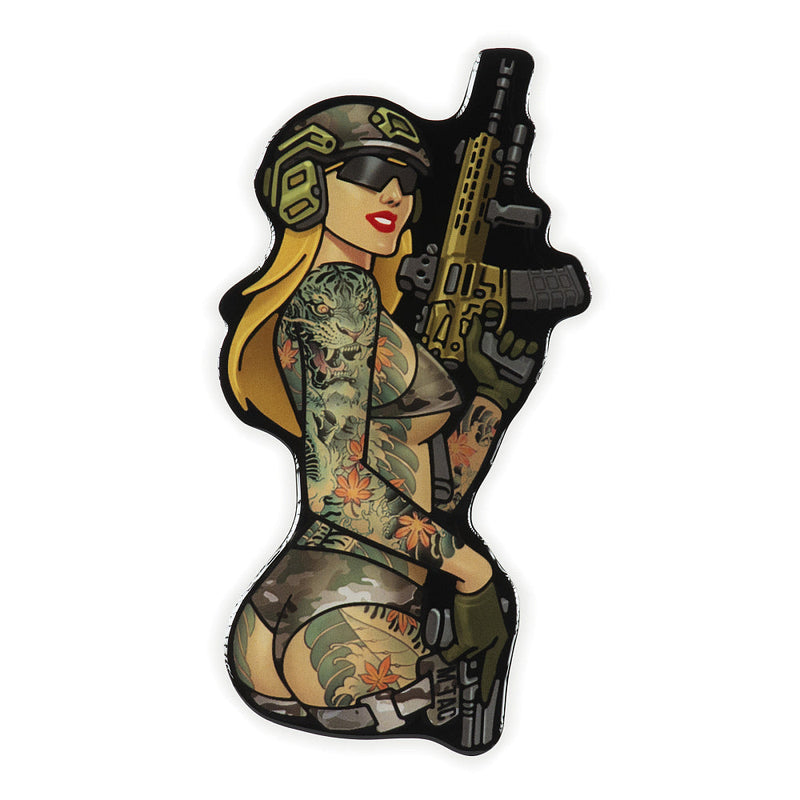 Load image into Gallery viewer, M-Tac Morale Sticker Tactical Girl