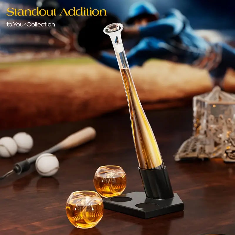 Load image into Gallery viewer, Home Run Baseball Decanter Set