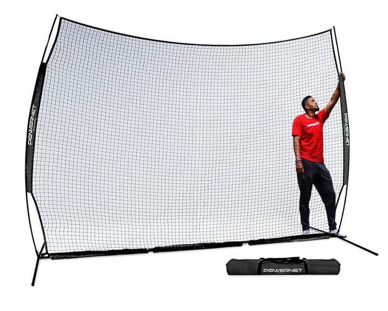 Load image into Gallery viewer, PowerNet 12x9 Ft Sports Barrier Net for Player & Property Protection (1021)