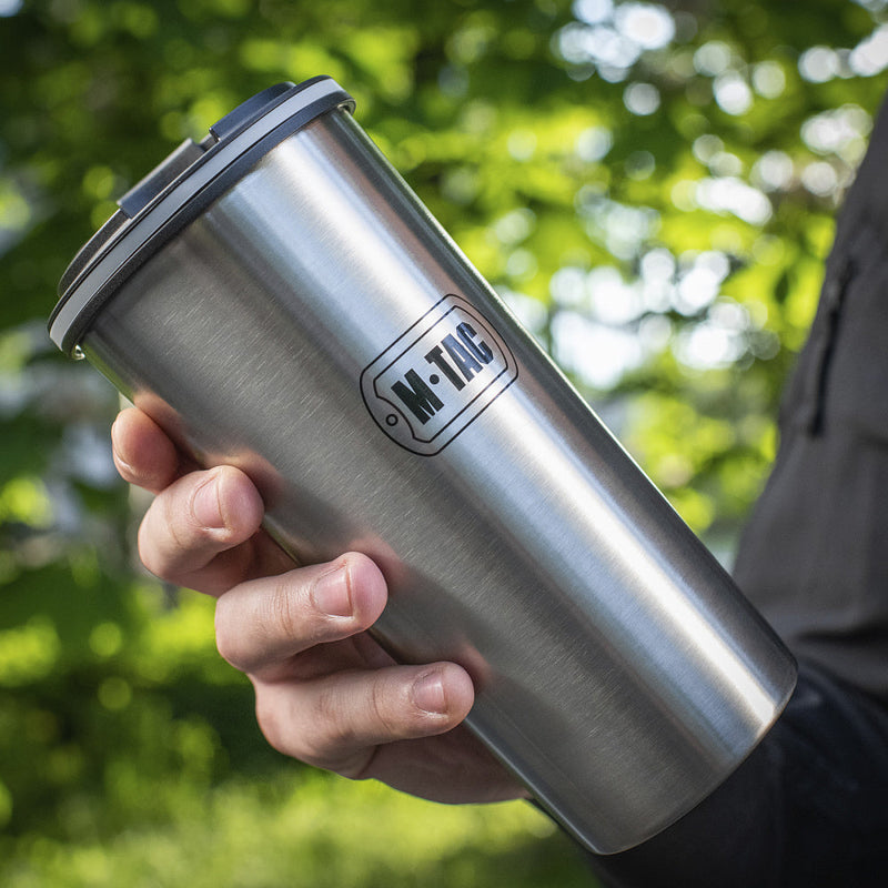 Load image into Gallery viewer, M‑Tac Thermal Mug 15 oz with Lid
